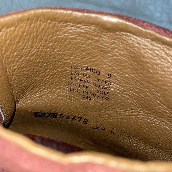 FREEBIRD Harlo Suede Boots with Heel Red burgundy 9 - Picture 5 of 13